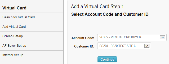 Add a Virtual Card Step 1