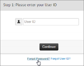Click Forgot Password