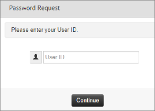 Password Request Enter ID