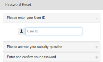 Password Reset Enter ID