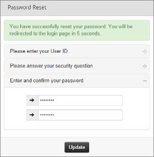 Password Reset Successful